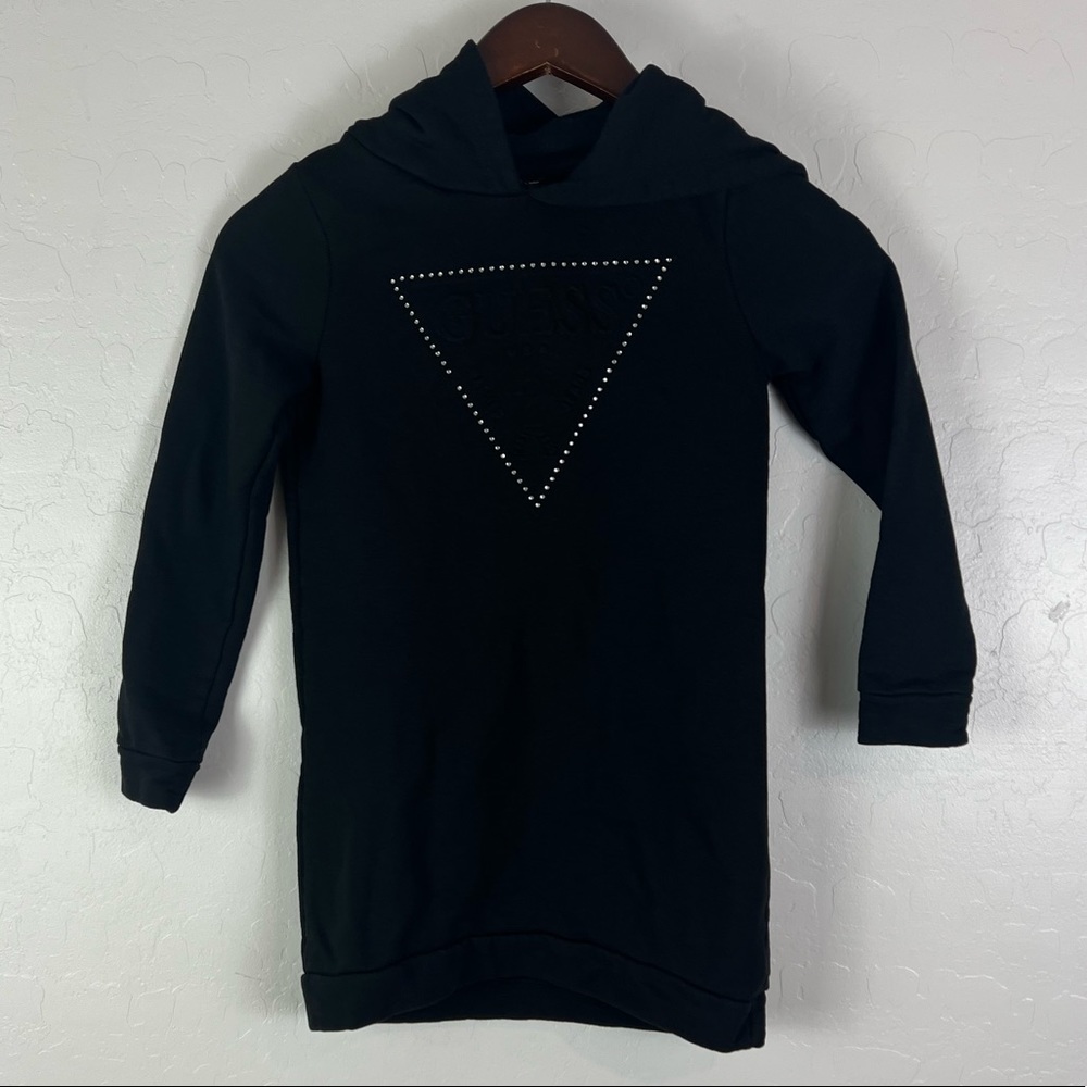 Guess Black Hoodie Girls Size 7